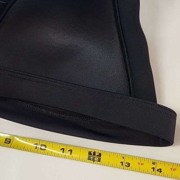 VICTORIA'S SECRET PINK  Black Halter Bikini Swim Summer Top Padded Cups Large - Picture 6 of 9